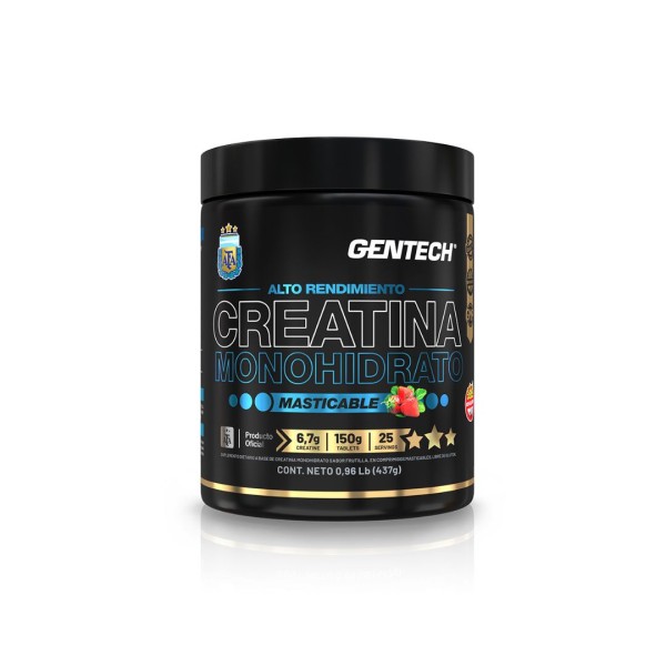 Creatina masticable Gentech